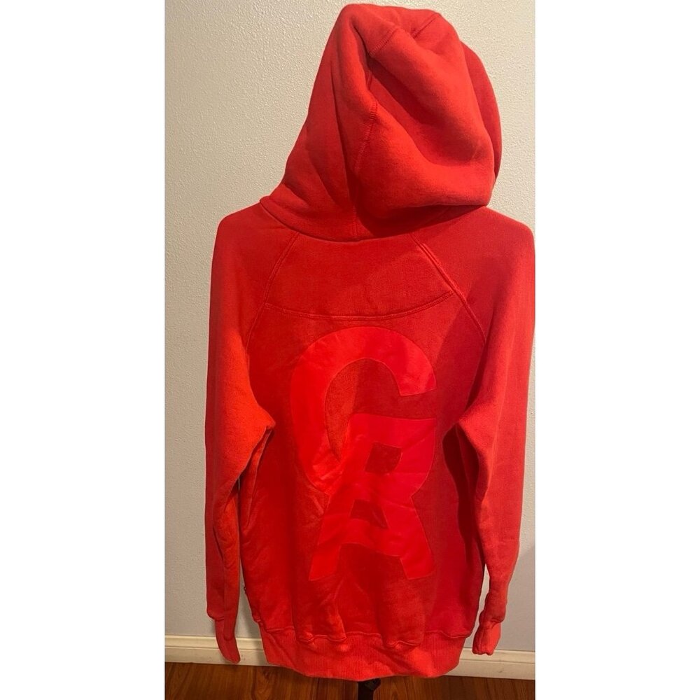 GOOD AMERICAN RED HOODIE SZ SMALL